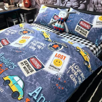 HL原创 2021新款INS风四件套 酷酷牛仔