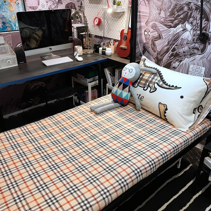 91家纺网 家纺一手货源 找家纺 HL原创 2021新款学生宿舍四件套 侏罗记