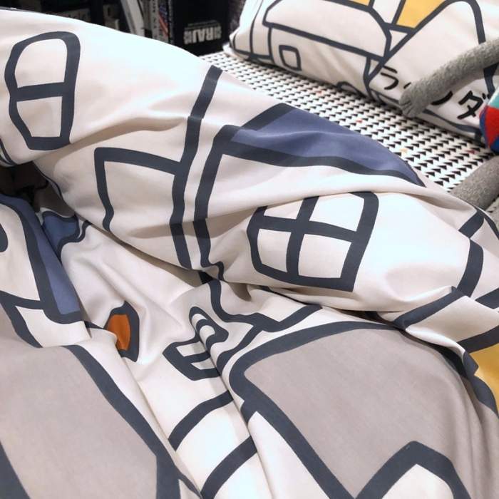 91家纺网 家纺一手货源 找家纺 HL原创 2021新款INS风四件套 暖屋