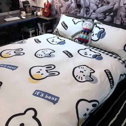 HL原创 2021新款INS风四件套 帅帅猫