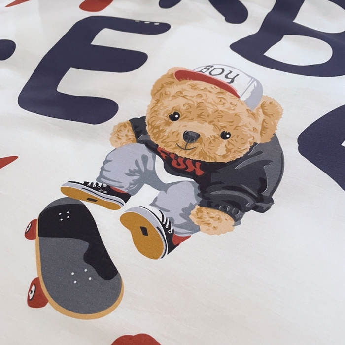 91家纺网 家纺一手货源 找家纺 HL原创 2021新款INS风四件套 字母熊