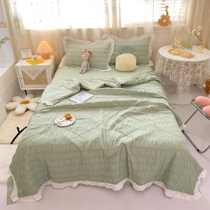 91家纺网 家纺一手货源 找家纺 （总）子钦家纺 2023新款泡泡纱夏被四件套