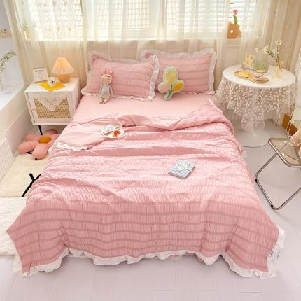 91家纺网 家纺一手货源 找家纺 （总）子钦家纺 2023新款泡泡纱夏被四件套