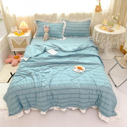 91家纺网 家纺一手货源 找家纺 （总）子钦家纺 2023新款泡泡纱夏被四件套