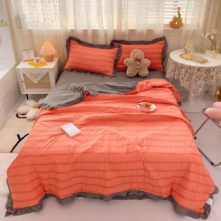 91家纺网 家纺一手货源 找家纺 （总）子钦家纺 2023新款泡泡纱夏被四件套