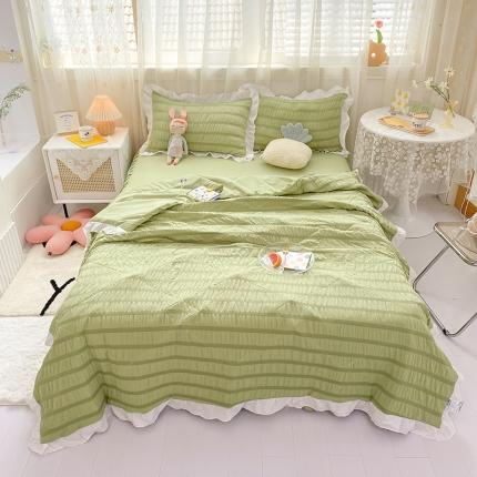 91家纺网 家纺一手货源 找家纺 （总）子钦家纺 2023新款泡泡纱夏被四件套