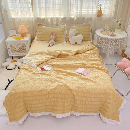 91家纺网 家纺一手货源 找家纺 （总）子钦家纺 2023新款泡泡纱夏被四件套