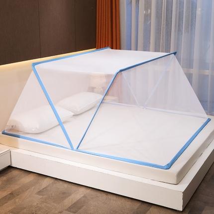 91家纺网 家纺一手货源 找家纺 爱妮灵 2021新款网红蚊帐 基础款天蓝