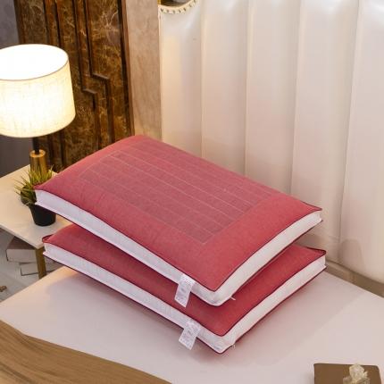 91家纺网 家纺一手货源 找家纺 九州枕芯 决明子水洗棉热熔枕