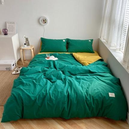 91家纺网 家纺一手货源 找家纺 （总）雅居纺家纺 2022新款全棉水洗棉四件套