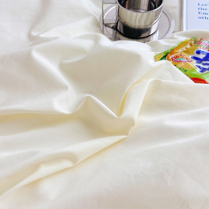 91家纺网 家纺一手货源 找家纺 雅居纺家纺 2022新款全棉水洗棉四件套 ins米黄