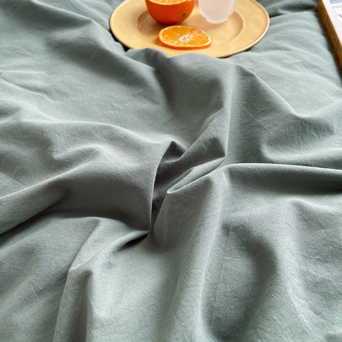 91家纺网 家纺一手货源 找家纺 雅居纺家纺 2022新款全棉水洗棉四件套 墨子绿绅士黄