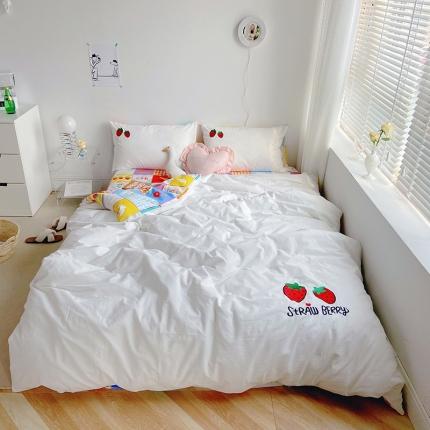 91家纺网 家纺一手货源 找家纺 （总）雅居纺家纺 2022新款全棉水洗棉绣花四件套