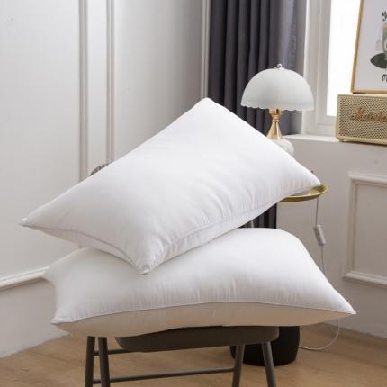 （总）乳胶世家 2021新款纯色枕芯枕头热熔枕羽丝绒枕
