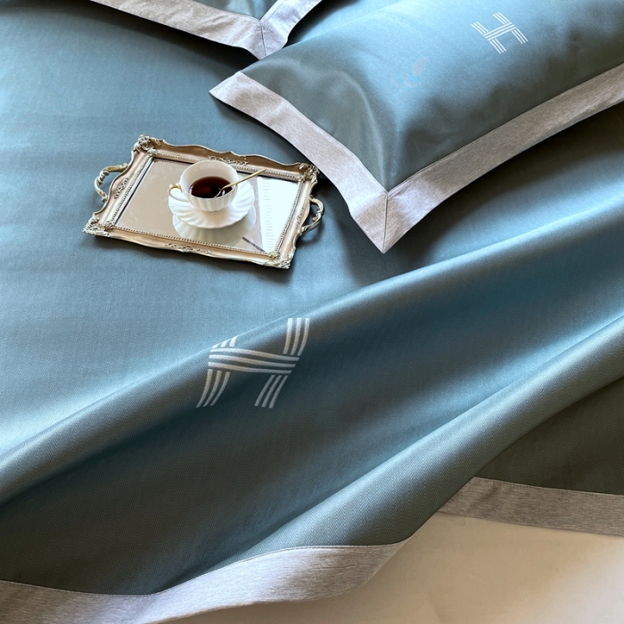 91家纺网 家纺一手货源 找家纺 时年2021新款水洗冰露丝养生凉席数码印花-轻奢风格二H墨绿2