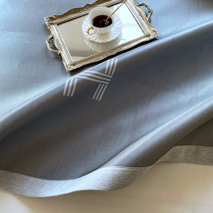 91家纺网 家纺一手货源 找家纺 时年2021新款水洗冰露丝养生凉席数码印花-轻奢风格二H深灰2