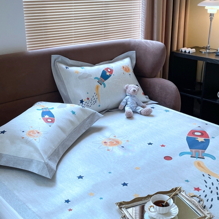 91家纺网 家纺一手货源 找家纺 时年 2021新款水洗冰露丝养生凉席数码印花轻奢风格二追梦2