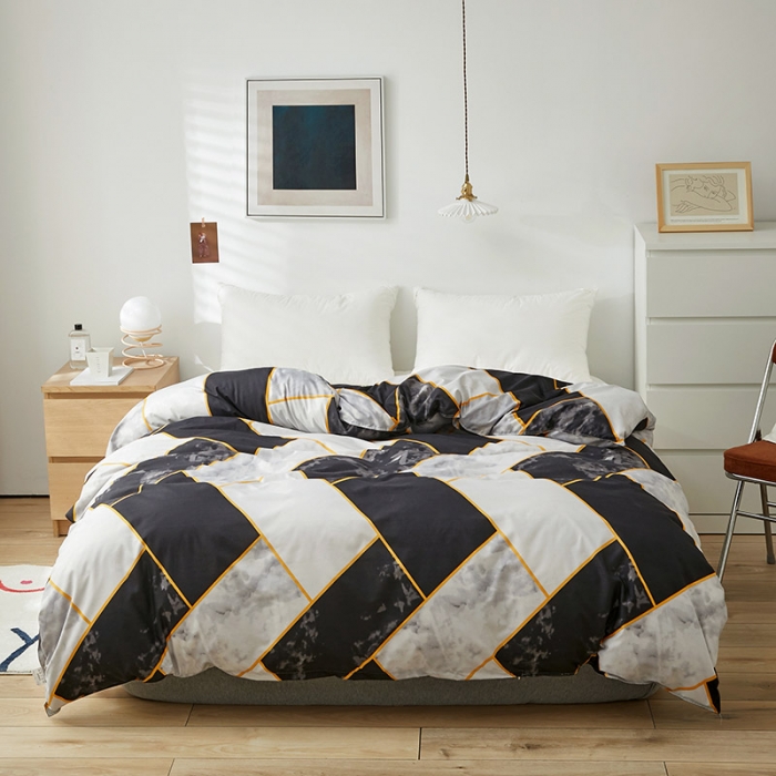 91家纺网 家纺一手货源 找家纺 钰锦珀 2021新款芦荟棉单品被套 远方