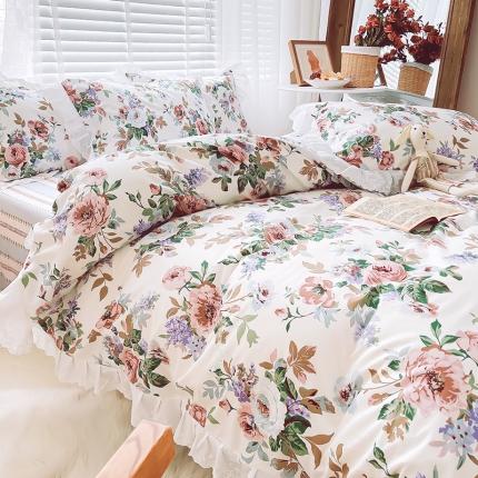 （总）盛馨2023新款13372全棉刺绣花边四件套第二批