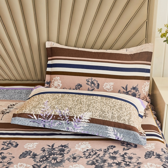 91家纺网 家纺一手货源 找家纺 雨田 2021新款韩版磨毛床裙四件套 春之絮