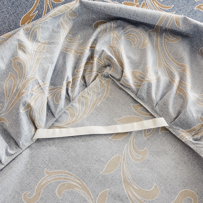 91家纺网 家纺一手货源 找家纺 雨田 2021新款韩版磨毛床裙四件套 华丽风尚