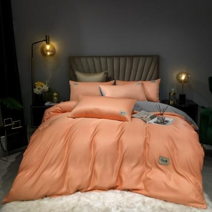 91家纺网 家纺一手货源 找家纺 （总）大麦乐田 2023新款纯色四件套