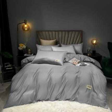 91家纺网 家纺一手货源 找家纺 （总）大麦乐田 2023新款纯色四件套