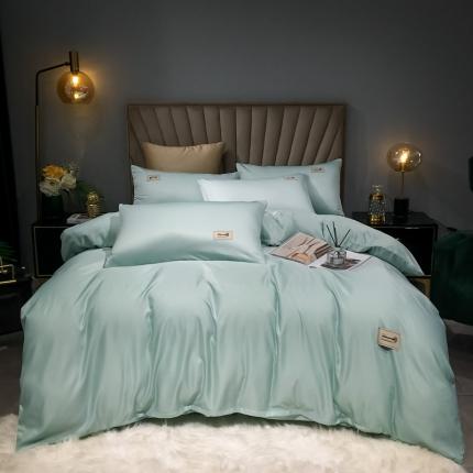 91家纺网 家纺一手货源 找家纺 （总）大麦乐田 2023新款纯色四件套