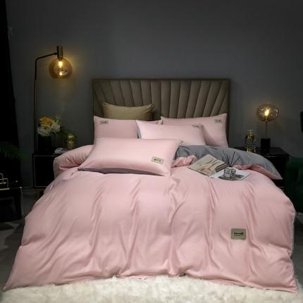 91家纺网 家纺一手货源 找家纺 （总）大麦乐田 2023新款纯色四件套