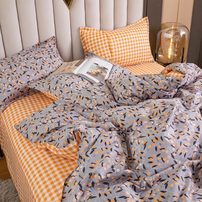 91家纺网 家纺一手货源 找家纺 米粒 2021新款芦荟棉套件 盛夏