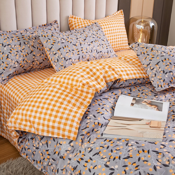 91家纺网 家纺一手货源 找家纺 米粒 2021新款芦荟棉套件 盛夏