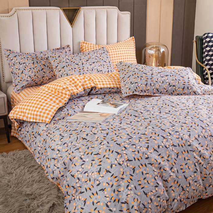 91家纺网 家纺一手货源 找家纺 米粒 2021新款芦荟棉套件 盛夏