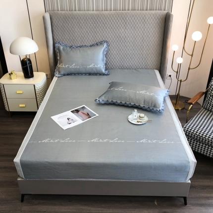 91家纺网 家纺一手货源 找家纺 （总）朵美 2021新款蕾丝系列床笠款冰丝席