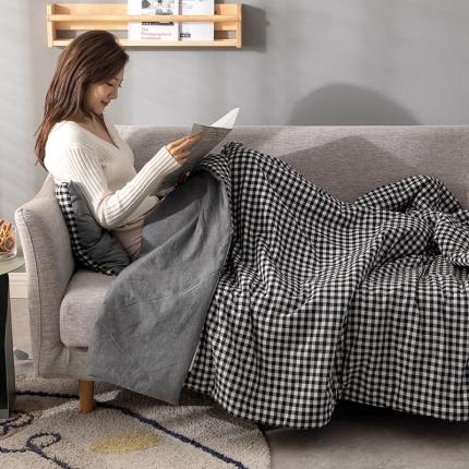 91家纺网 家纺一手货源 找家纺 翰轩家居 2023新款全棉抱枕被 格调