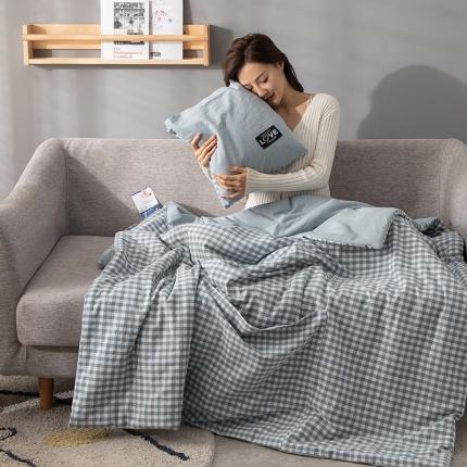 91家纺网 家纺一手货源 找家纺 翰轩家居 2023新款全棉抱枕被 清新范