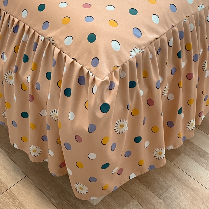 91家纺网 家纺一手货源 找家纺 上尚居 2024新款小清新韩版花边磨毛四件套水洗棉 晚安-蓝