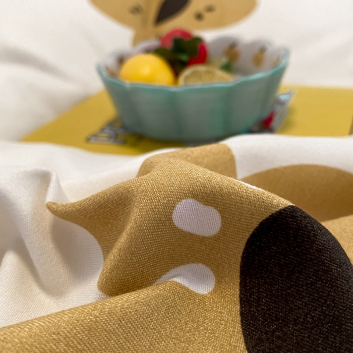 91家纺网 家纺一手货源 找家纺 上尚居2024新款小清新韩版花边磨毛四件套水洗棉筱梦提香-米