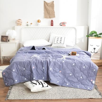 91家纺网 家纺一手货源 找家纺 梦莱发 2025新款芦荟棉夏被 海星派对