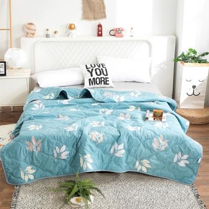 91家纺网 家纺一手货源 找家纺 梦莱发 2025新款芦荟棉夏被 樱之恋