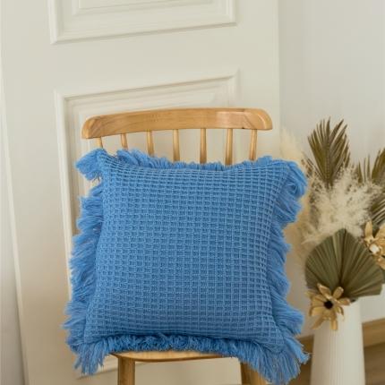 91家纺网 家纺一手货源 找家纺 （总）暖绵绵 新款抱枕蜜子格抱枕套不含芯