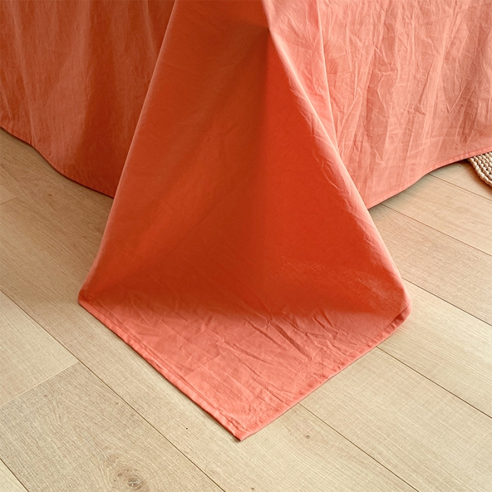 91家纺网 家纺一手货源 找家纺 蓝巢 2021新款全棉色织水洗棉四件套 雅致灰