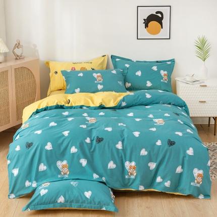 91家纺网 家纺一手货源 找家纺 （总）星期三 2021新款5月新花型全棉四件套（加老板微信有会员价）