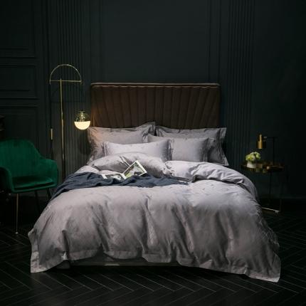 91家纺网 家纺一手货源 找家纺 （总）朵美 2021新款100支双股澳棉提花四件套