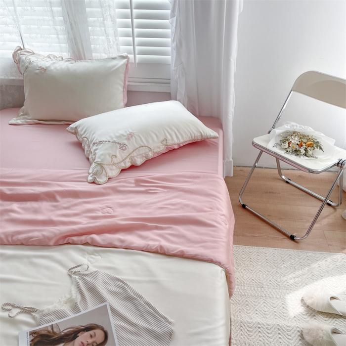 91家纺网 家纺一手货源 找家纺 星野家居 2021新款80s天丝夏被系列 小公主米拉