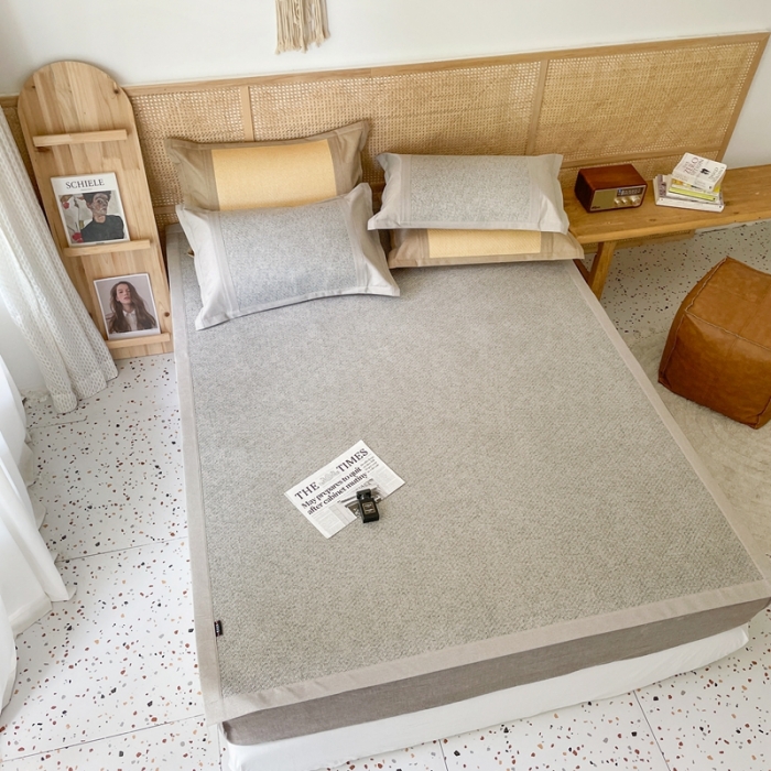 91家纺网 家纺一手货源 找家纺 时年 2021新款高品质御藤席 御藤-灰色