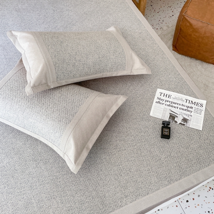 91家纺网 家纺一手货源 找家纺 时年 2021新款高品质御藤席 御藤-灰色