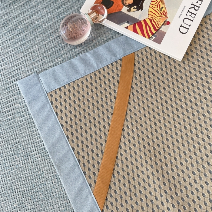 91家纺网 家纺一手货源 找家纺 时年 2021新款高品质御藤席 御藤-蓝色