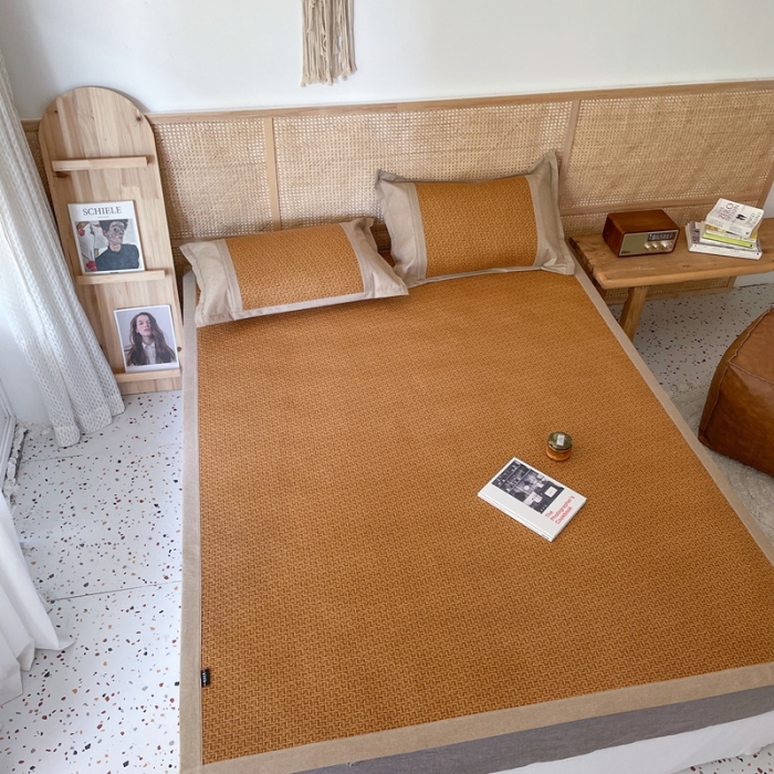 91家纺网 家纺一手货源 找家纺 时年 2021新款高品质御藤席 御藤-原色