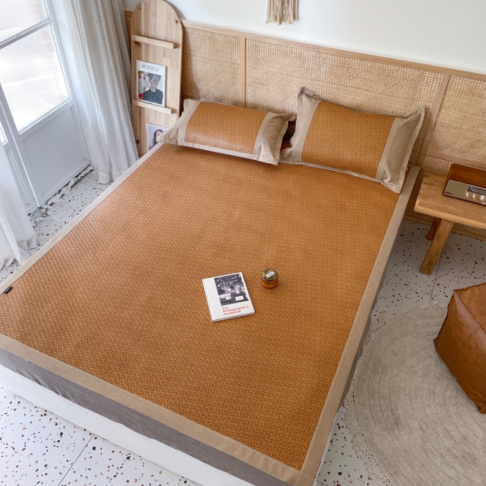 91家纺网 家纺一手货源 找家纺 时年 2021新款高品质御藤席 御藤-原色