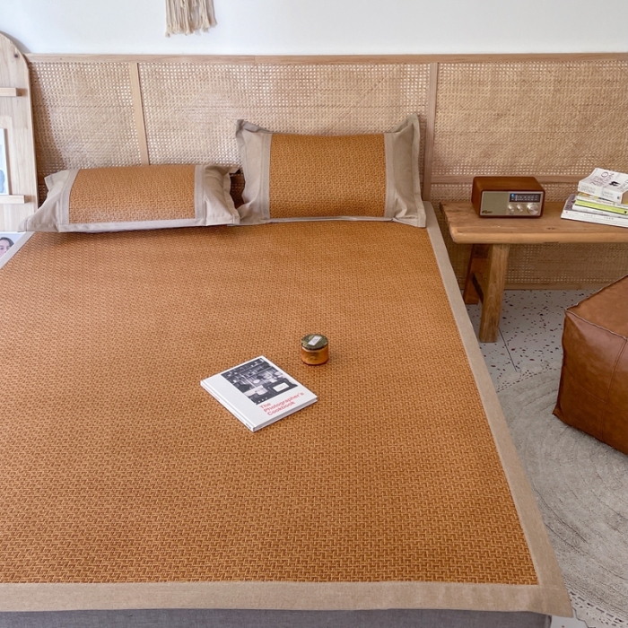 91家纺网 家纺一手货源 找家纺 时年 2021新款高品质御藤席 御藤-原色